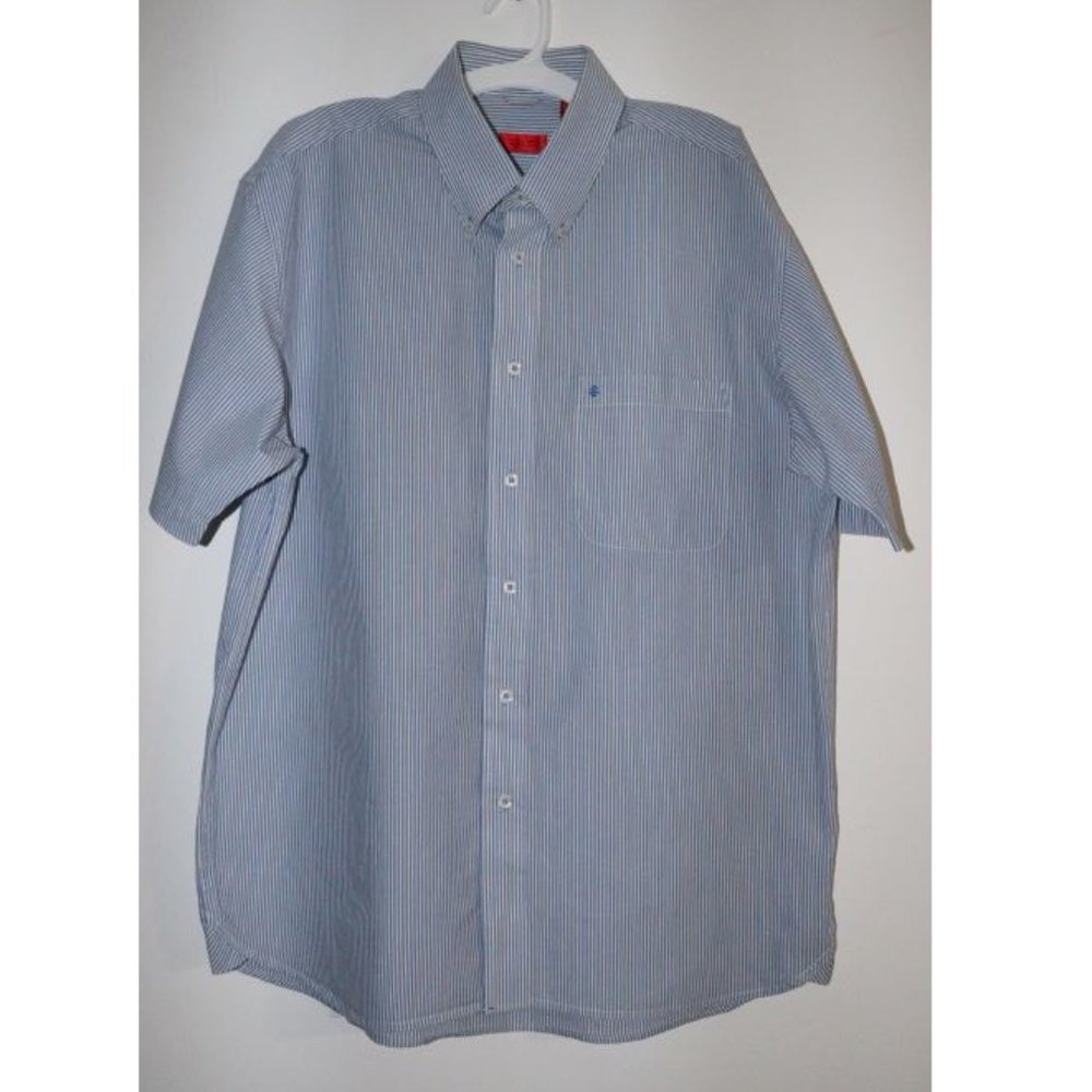 Izod Striped Casual Button Down Shirt